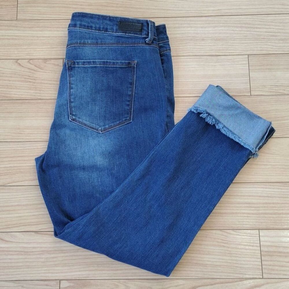 SoundStyle Jamie Crop Slim And Sleek Performance Stretch Denim Jeans Size 12